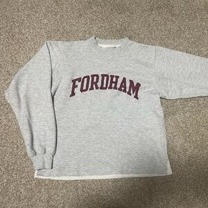 Vintage Fordham University crew neck sweatshirt.